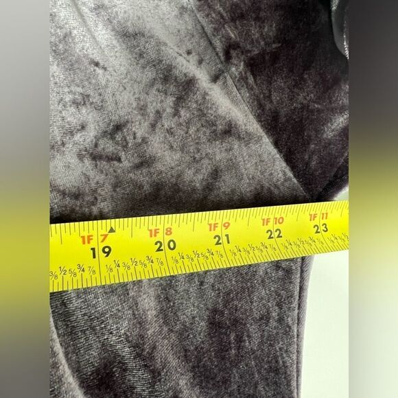 Tom Bezduda For Barad & Co. Womens Kaftan Gray Sz Medium Vintage Velvet Sequins - Picture 15 of 16